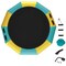PVC Inflatable Floating Trampoline with 330 lbs Capacity and Ladder